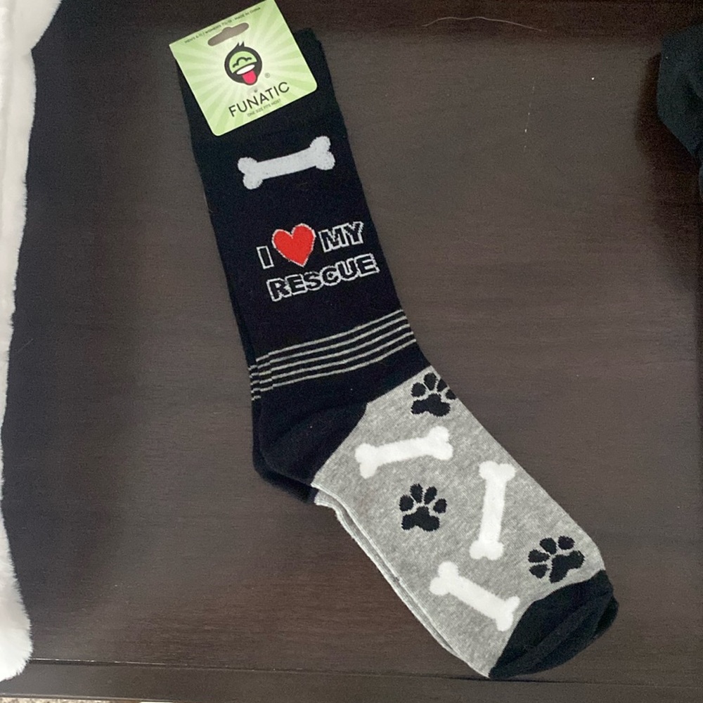 Rescue dog socks